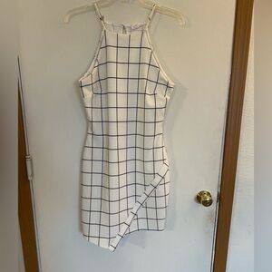 A'gaci Large black and white black-and-white all over print